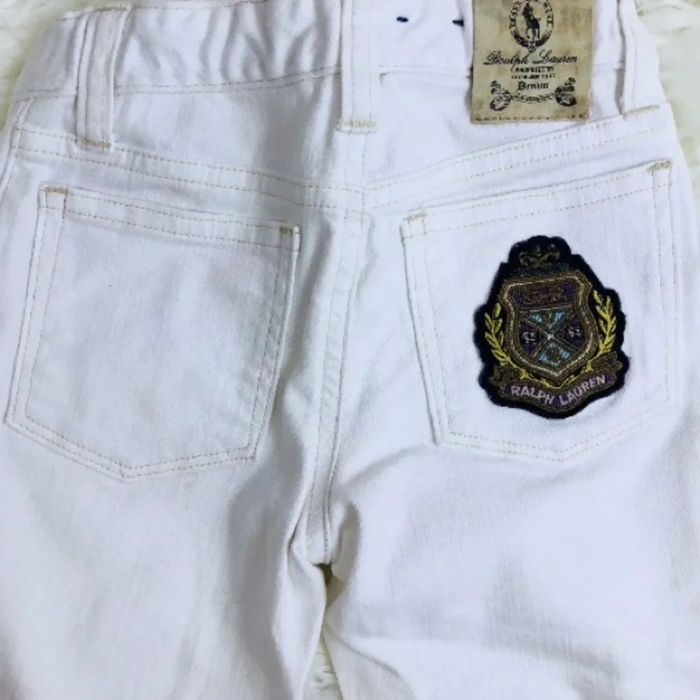 Ralph Lauren Crest White Jeans
